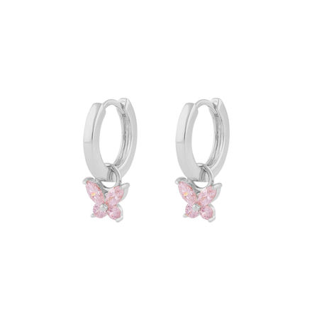 Meya butterfly ring pendant ear s/pink