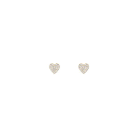 North mini heart ear g/clear