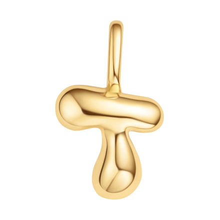 ANIA HAIE gold T letter charm NC060-35G