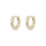 Row small ring ear plain g