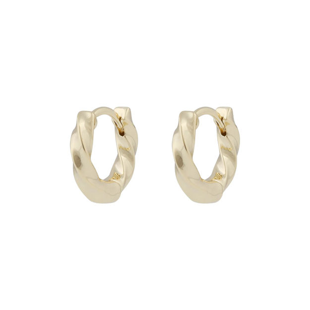 Row small ring ear plain g