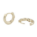 Row small ring ear plain g