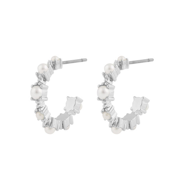 Lucy oval ear s/white