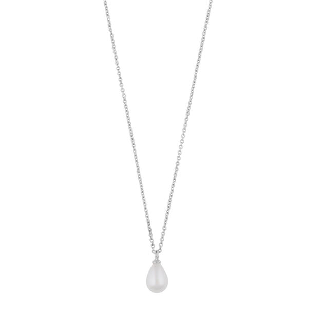 Lucy drop pendant neck 45 s/white