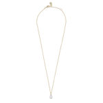 Lucy drop pendant neck 45 g/white