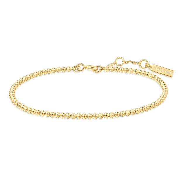 ANIA HAIE gold beaded bracelet