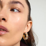 DELPHINE earrings gold-plated