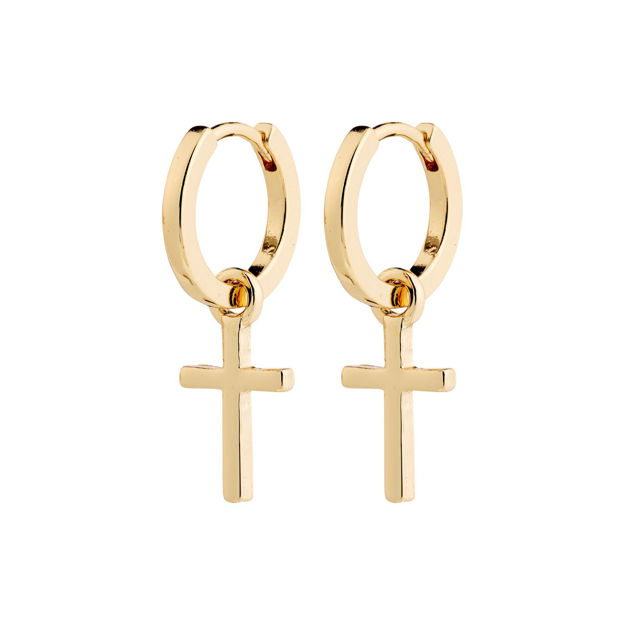 FLYNN earrings gold-plated