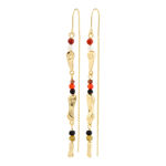 DAWN chain earrings gold-plated